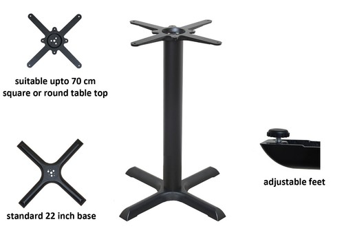 Base tavolo ghisa premium - base,