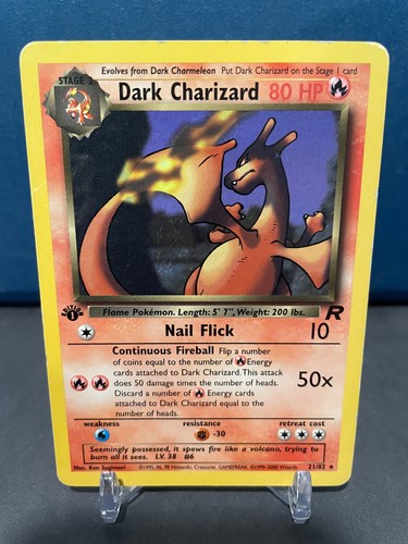 Carta pokemon dark charizard - carta,