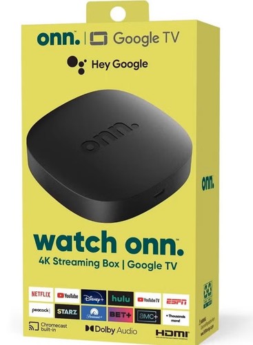 Onn google box - google, tv