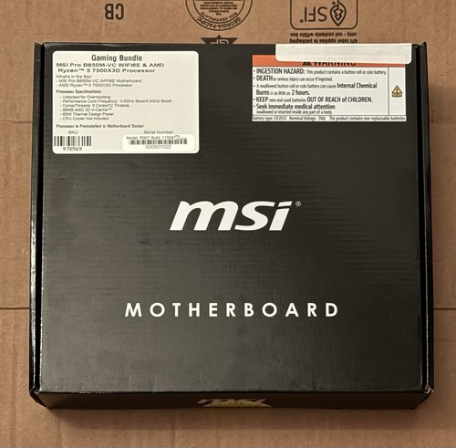 Pacchetto scheda madre - , cpu