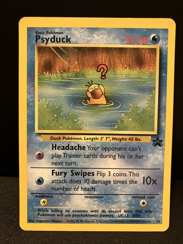 Carta pokemon promo psyduck - -,