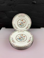 Set 8 piatti insalata gru Wedgwood Kutani larghi 20,5 cm