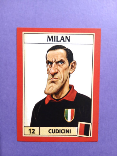 Figurina caricatura calciatori - figurina,