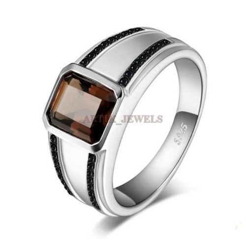 Naturale fumoso quarzo - quarzo, 14k