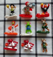 Lot Of 9 Kinder Joy NBA Mascot