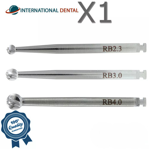 Round burs set stainless steel - round,