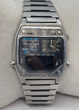 Orologio Seiko Sports 100 Alarm Cronografo Vintage H239-5050 per ricambi o riparazioni