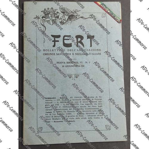 Fert bollettino associazione - -,