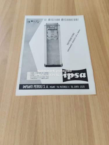1951 bowser italiana - italiana, ipsa