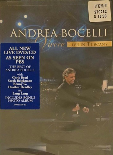 Andrea bocelli vivere live - andrea,