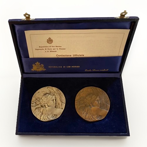 Medaglia argento bronzo san - medaglia,