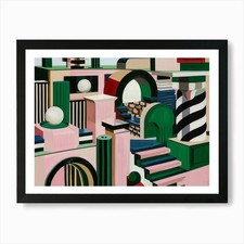 Quadro astratto di forma