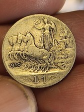 Italy 1 Lira 1910  Vittorio