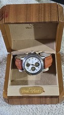 Orologio Paul Picot U-Boot - Cronografo 100 mt - acciaio e oro - Ref. 5088