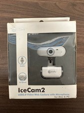 Videocamera web Macally ICECAM2 USB 2.0 con microfono integrato bianca