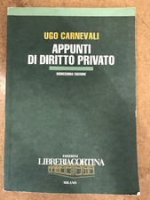 "U.Carnevali" - Appunti di diritto privato - Cortina