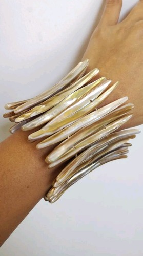 Bracciale spikey conchiglia - bracciale,