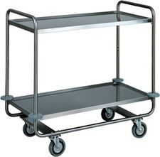 Carrello di servizio acciaio