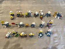 Lotto Puffi Anni 70/80 Vintage 18 Personaggi, Rari