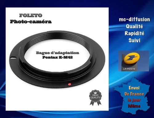 Bague adaptation m42 vers - d’adaptation,