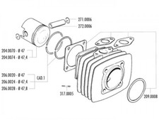Kit Pistoni Polini Sport 70cc