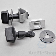 Set clip copertura paraurti - clip,