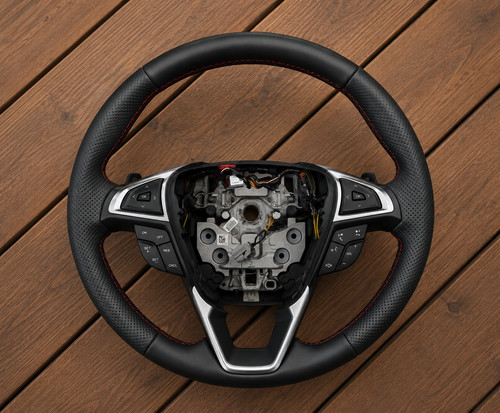 Volante pelle nuovo - pelle, ford
