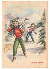 Non Viaggiata cartolina auguri