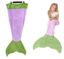 Coperta coda di sirena pile