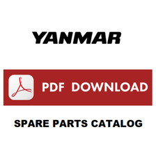 YANMAR B17-1 Mini Escavatore Catalogo ricambi Manuale parti esplosi SPARE PARTS