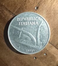 Moneta da 10 Lire del 1972