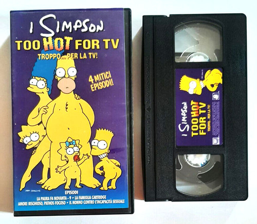 Vhs simpson too hot - too, tv