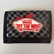 Portafoglio VANS nero rosso e
