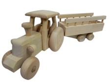Trattore legno con - in,