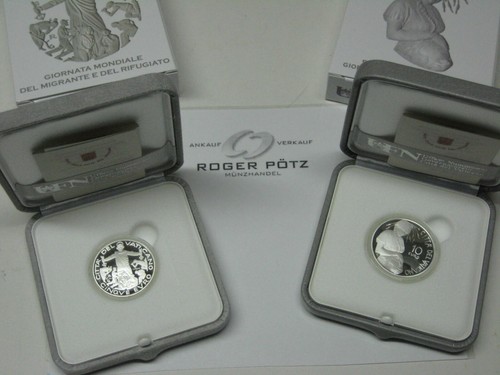Euro vaticano argento - 10,