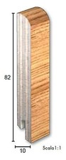 Zoccolino battiscopa legno - zoccolino,