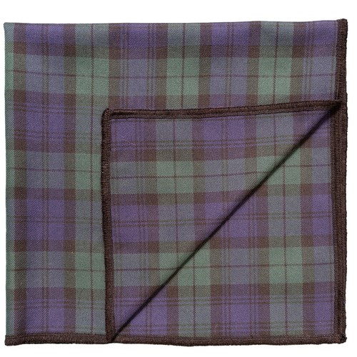 Foulard nero tartan scozzese - nero,