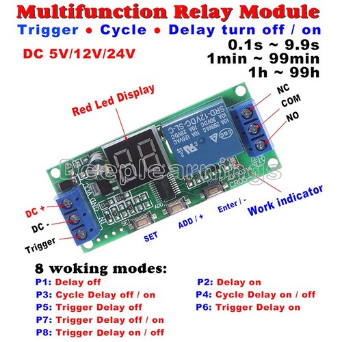 Dc5v 12v 24v multifunzione - 12v,