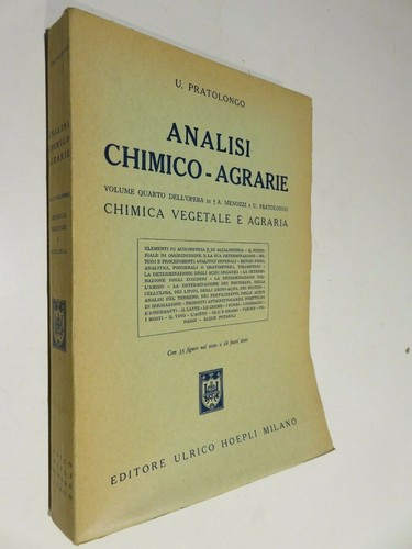 Analisi chimico agrarie volume - chimico,
