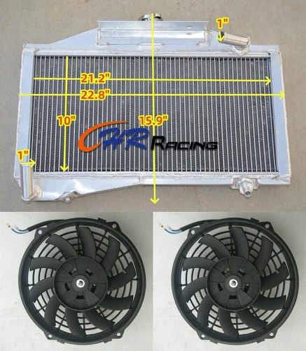3row aluminum radiator fans - 3row,