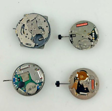 Stock 4 Movimenti Orologio Quarzo Miyota Isa Feba Non Funzionanti Ricambi