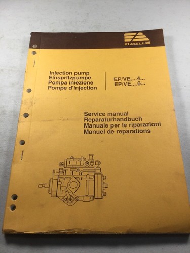 Manuale servizio pompa