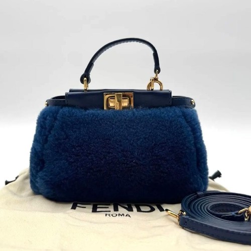 Fendi micro peekaboo shearling - peekaboo,