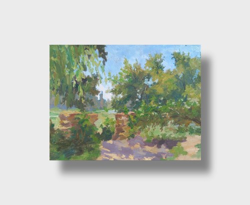 Dipinto olio natura pittore