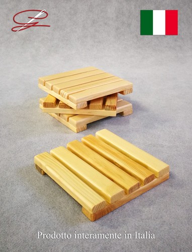 Set sottobicchieri legno - sottobicchieri,