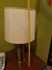 GUERRA 15-18 - Lampada  di Bossolo D' Artiglieria in Ottone  - ARTE DA TRINCEA.