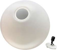 Lampada da Esterno Sfera da Giardino Illuminazione Interno Bianco Attacco E27