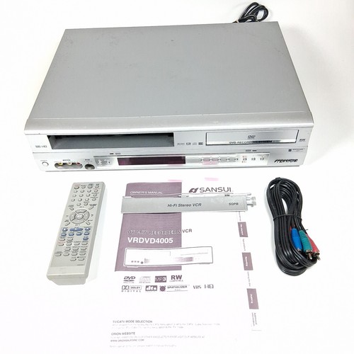 Sansui vrdvd4005 dvd vcr - vcr, combo