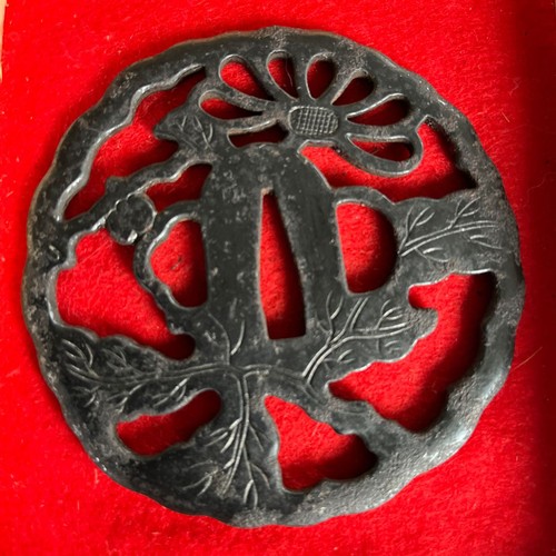Japanese tsuba large - japanese,