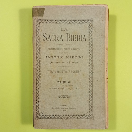 Sacra bibbia testamento - la,